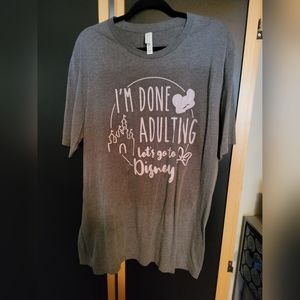 Custom Print Canvas Disney Short Sleeve Shirt
